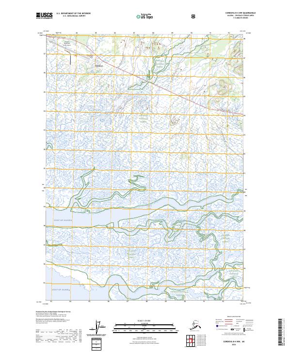Cordova B-4 NW 2024 topographic map thumbnail