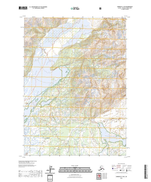 Cordova C-4 SW 2024 topographic map thumbnail