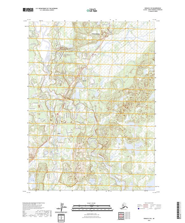 Kenai B-4 SE 2024 topographic map thumbnail