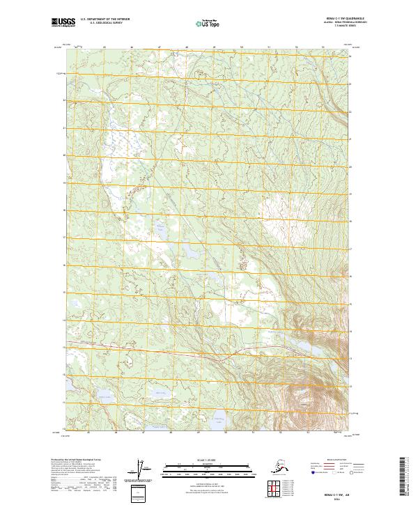Kenai C-1 SW 2024 topographic map thumbnail