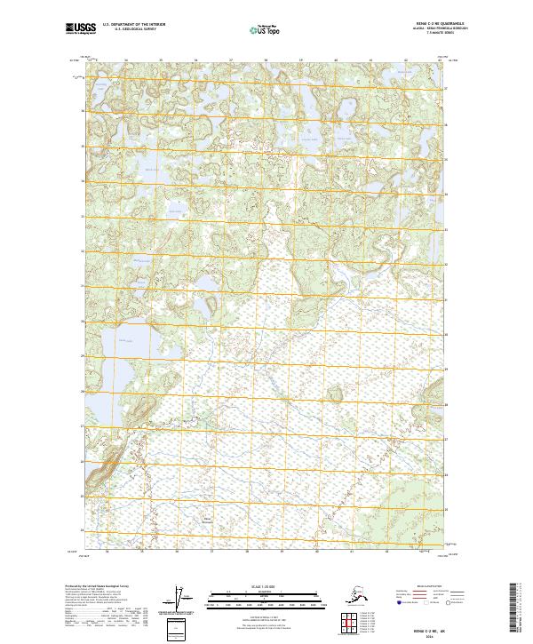 Kenai C-2 NE 2024 topographic map thumbnail