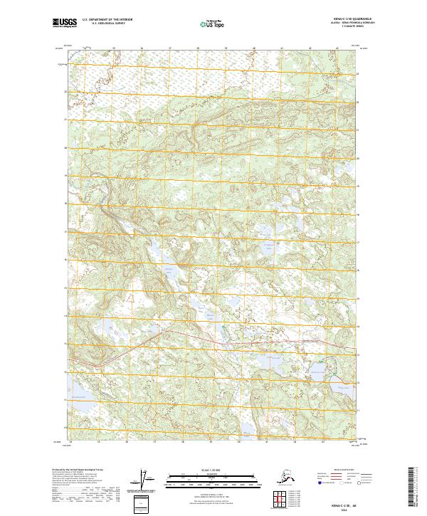 Kenai C-2 SE 2024 topographic map thumbnail
