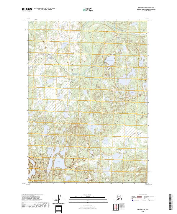 Kenai C-3 NE topographic map thumbnail
