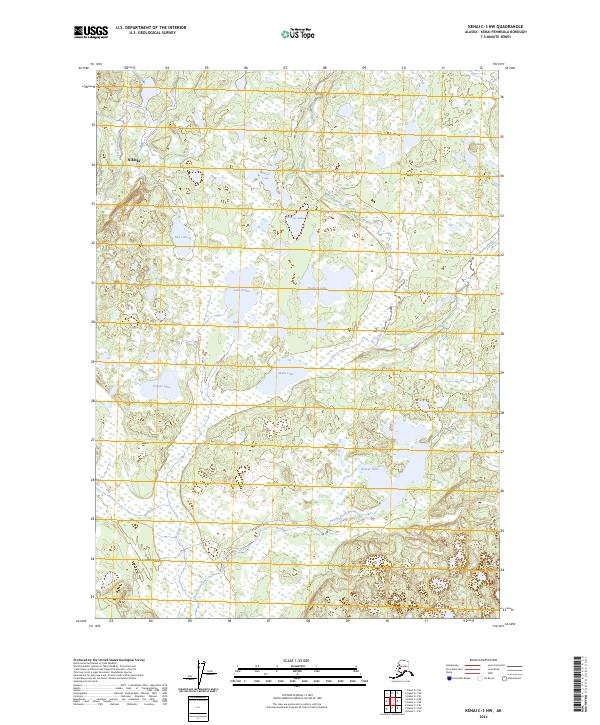 Kenai C-3 NW topographic map thumbnail