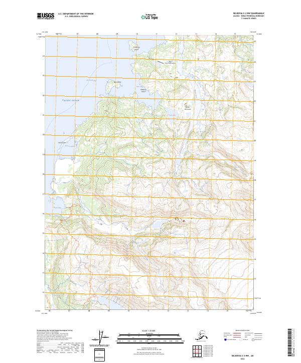 Seldovia C-3 NW 2024 topographic map thumbnail