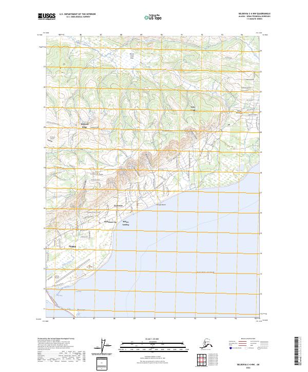 Seldovia C-4 NW 2024 topographic map thumbnail