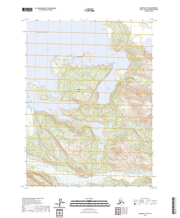 Seldovia C-4 SE 2024 topographic map thumbnail