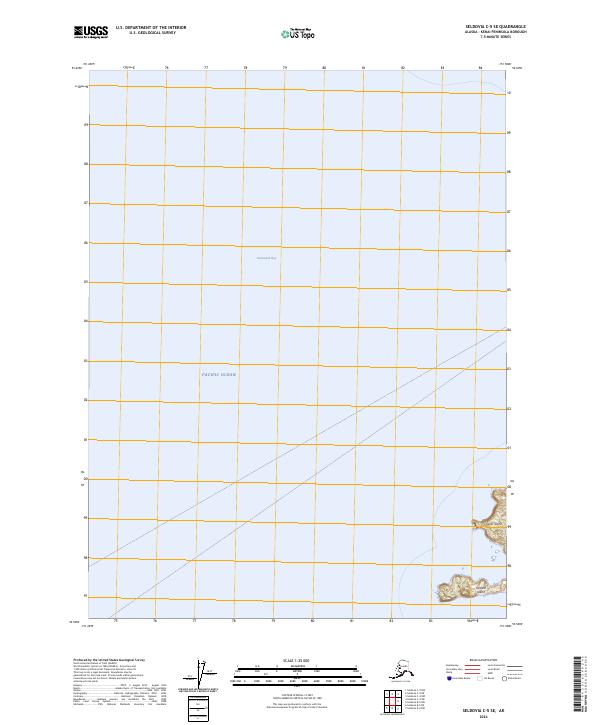 Seldovia C-5 SE 2024 topographic map thumbnail