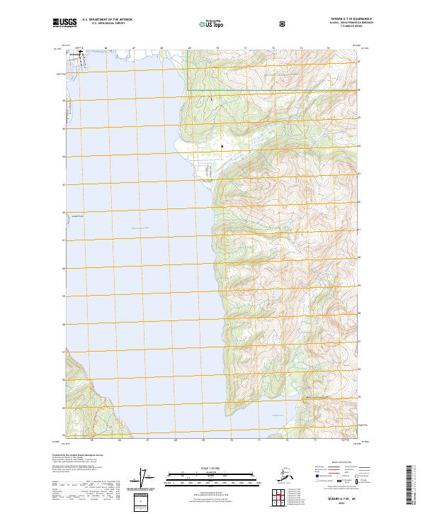 Seward A-7 SE 2023 topographic map thumbnail