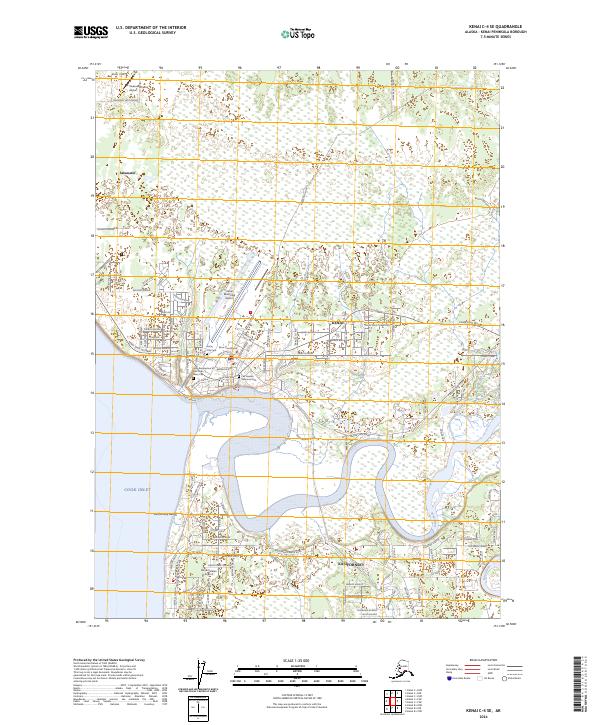 Kenai C-4 SE 2024 topographic map thumbnail