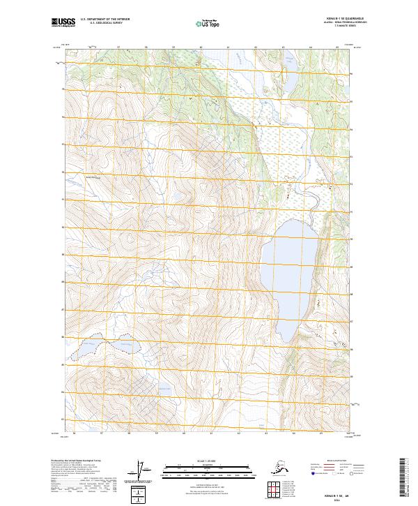 Kenai B-1 SE 2024 topographic map thumbnail