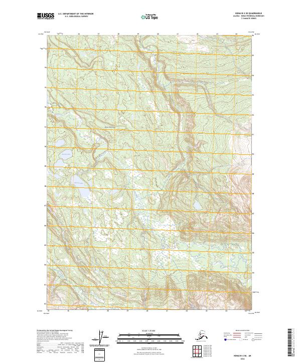 Kenai B-2 SE 2024 topographic map thumbnail