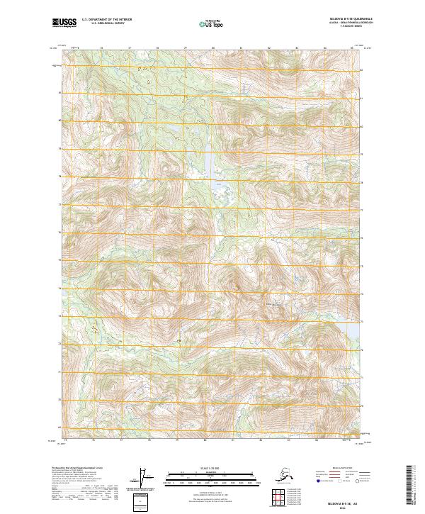 Seldovia B-5 SE 2024 topographic map thumbnail