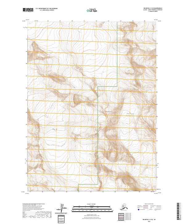 Seldovia C-3 SE 2024 topographic map thumbnail