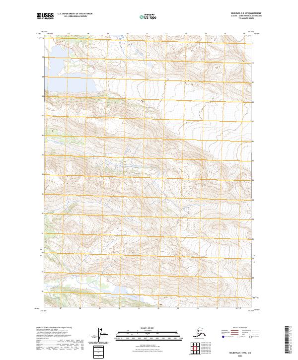 Seldovia C-3 SW 2024 topographic map thumbnail