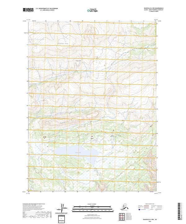 Seldovia D-3 NW 2024 topographic map thumbnail