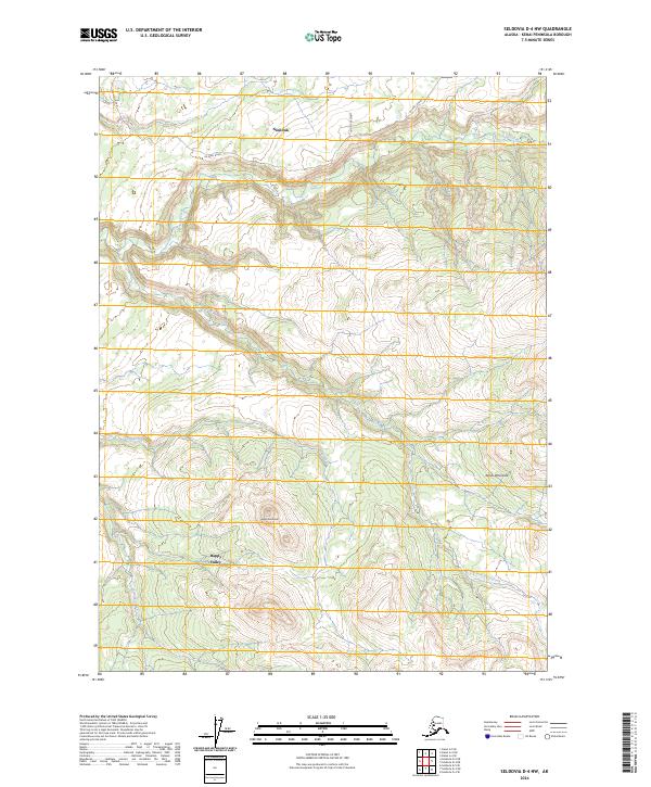 Seldovia D-4 NW topographic map thumbnail