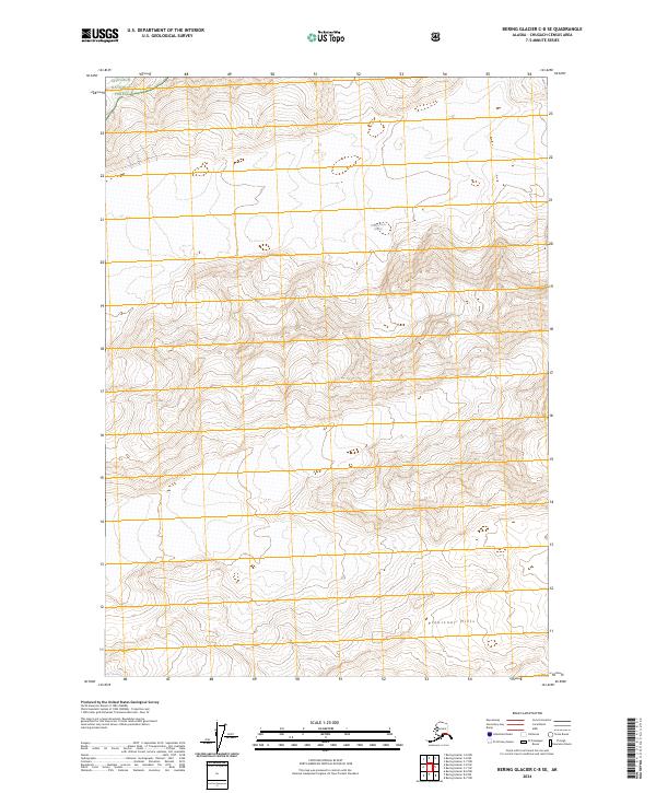 Bering Glacier C-8 SE 2024 topographic map thumbnail