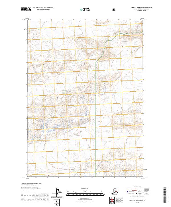 Bering Glacier C-8 SW 2024 topographic map thumbnail