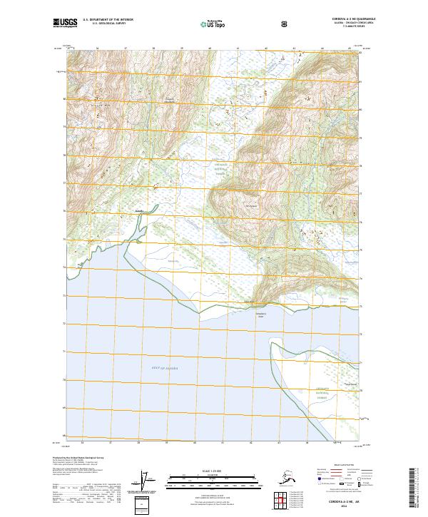 Cordova A-2 NE 2024 topographic map thumbnail