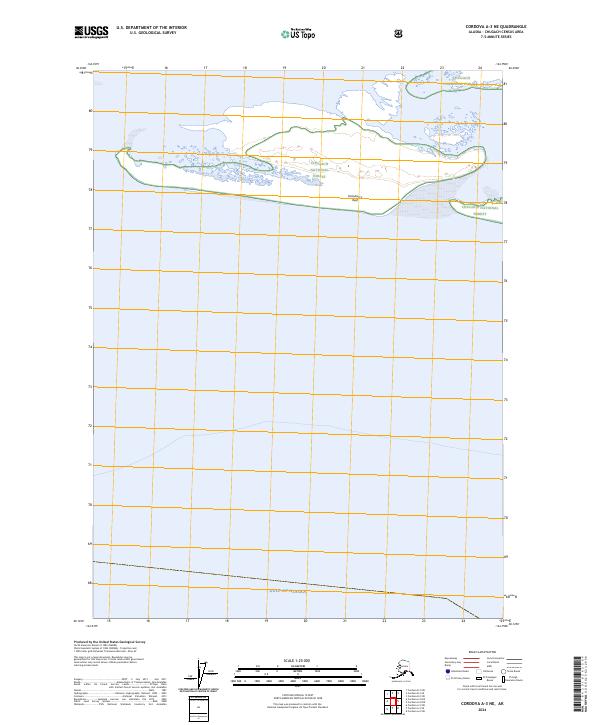 Cordova A-3 NE 2024 topographic map thumbnail