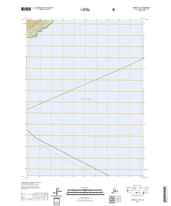 Cordova A-7 NW 2024 topographic map thumbnail