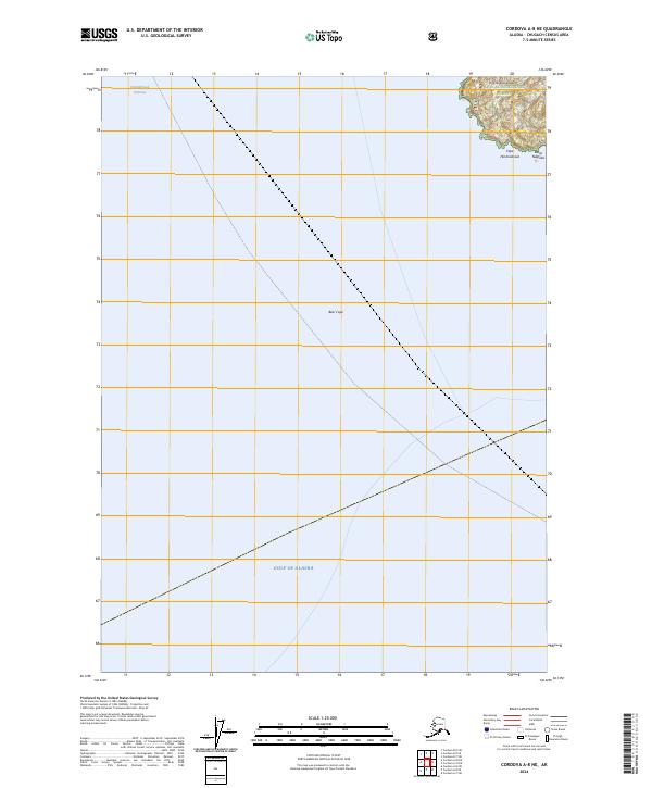 Cordova A-8 NE 2024 topographic map thumbnail