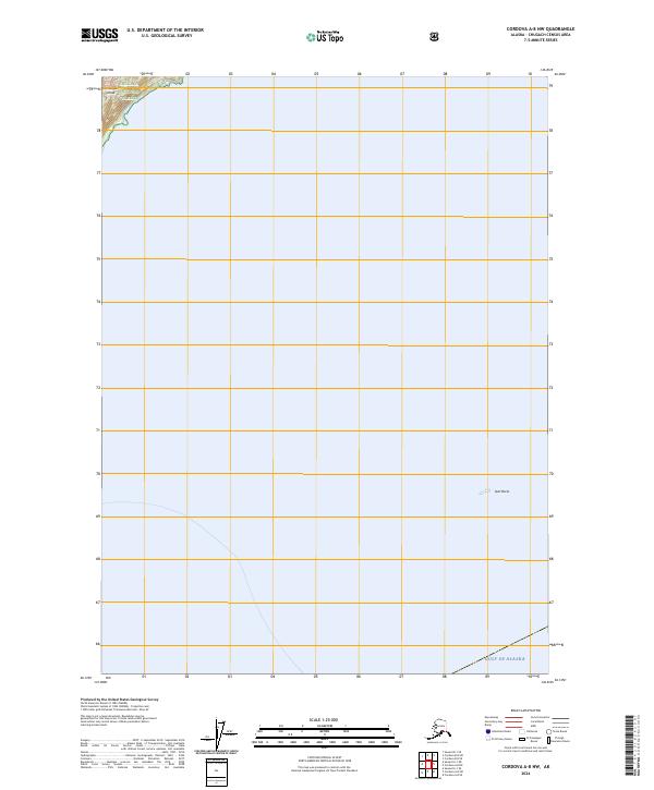 Cordova A-8 NW 2024 topographic map thumbnail
