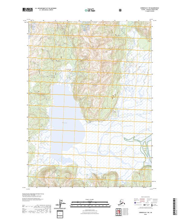 Cordova B-1 SW 2024 topographic map thumbnail