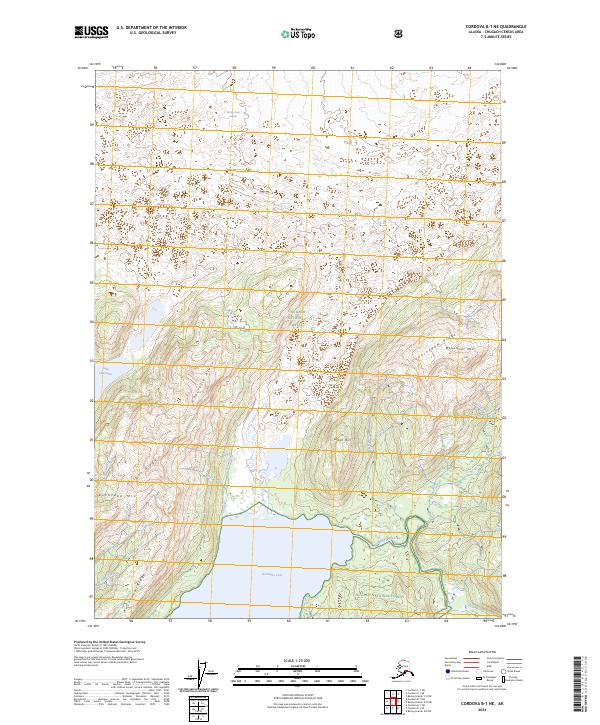 Cordova B-1 NE 2024 topographic map thumbnail