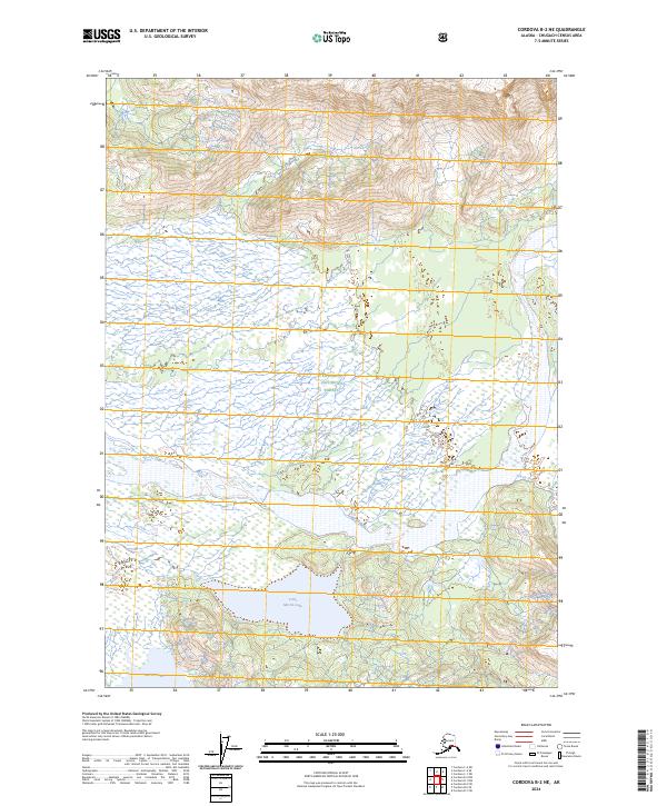 Cordova B-2 NE 2024 topographic map thumbnail