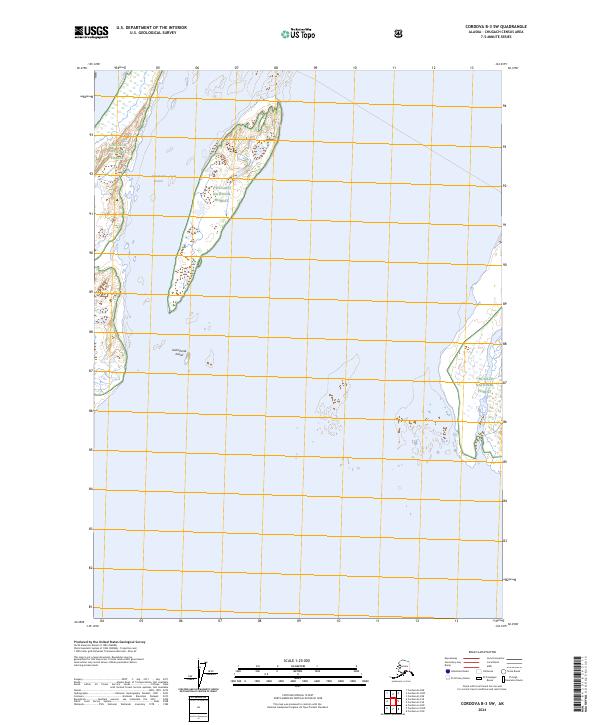 Cordova B-3 SW 2024 topographic map thumbnail