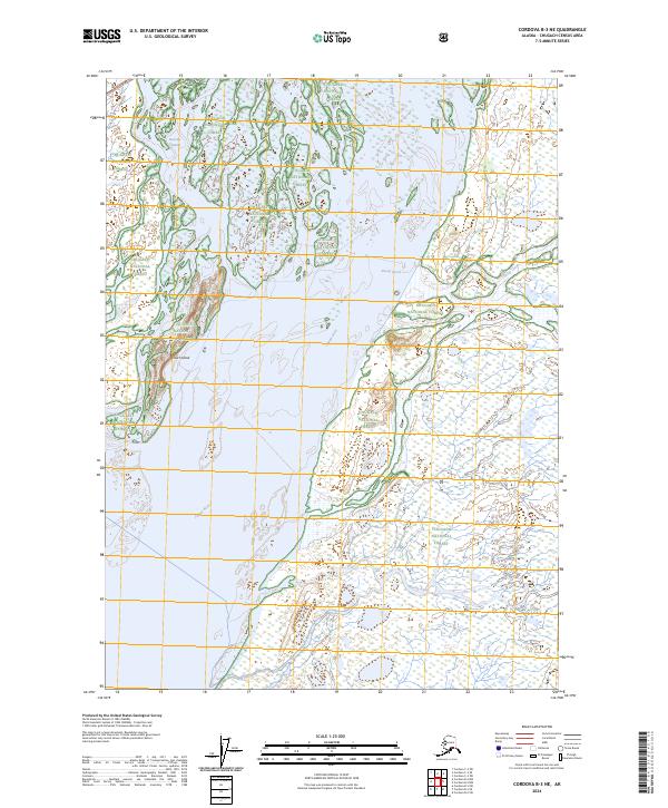 Cordova B-3 NE 2024 topographic map thumbnail