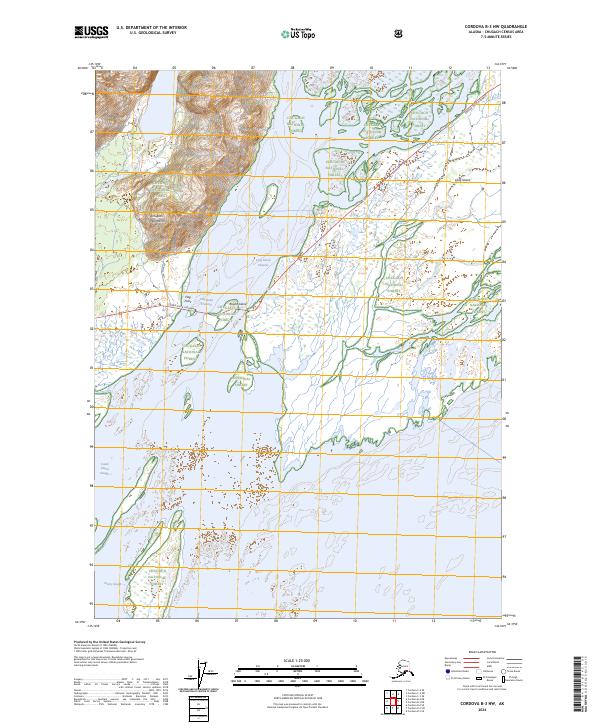 Cordova B-3 NW 2024 topographic map thumbnail