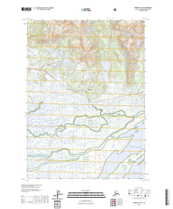 Cordova B-4 NE 2024 topographic map thumbnail