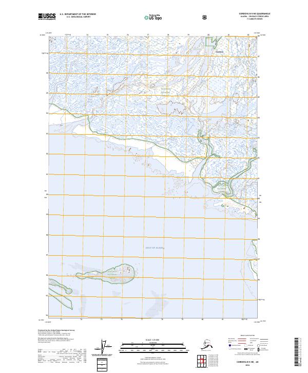 Cordova B-5 NE 2024 topographic map thumbnail
