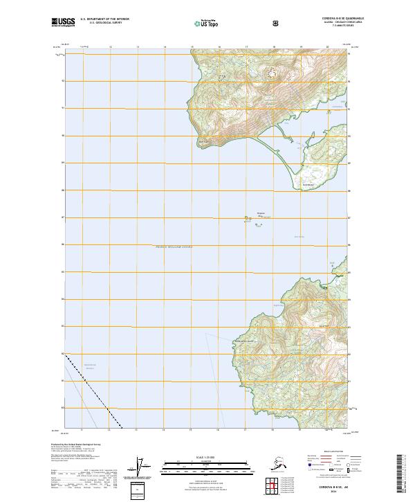 Cordova B-8 SE 2024 topographic map thumbnail