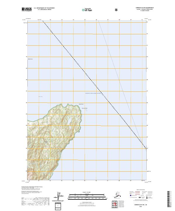 Cordova B-8 SW 2024 topographic map thumbnail