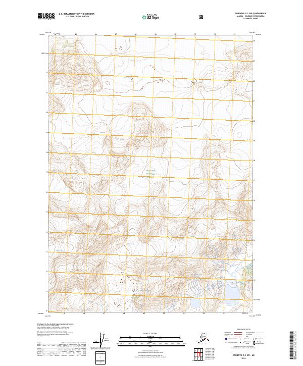 Cordova C-1 SW 2024 topographic map thumbnail