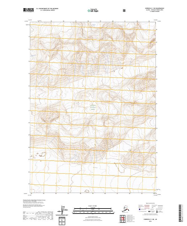 Cordova C-1 NE 2024 topographic map thumbnail