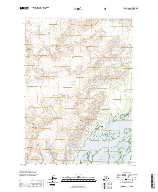 Cordova C-3 SW 2024 topographic map thumbnail
