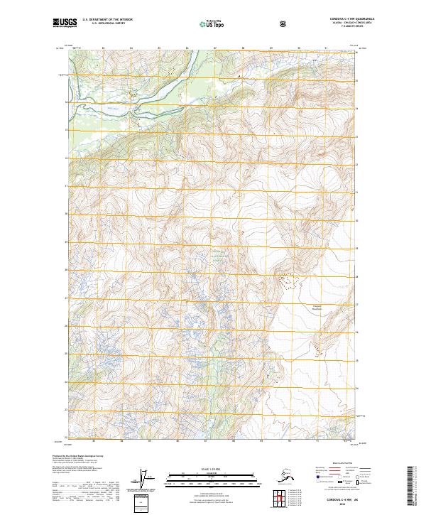 Cordova C-4 NW 2024 topographic map thumbnail