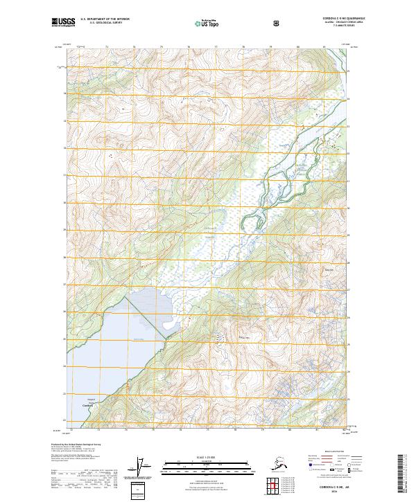 Cordova C-5 NE 2024 topographic map thumbnail