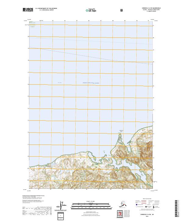 Cordova C-6 SW 2024 topographic map thumbnail