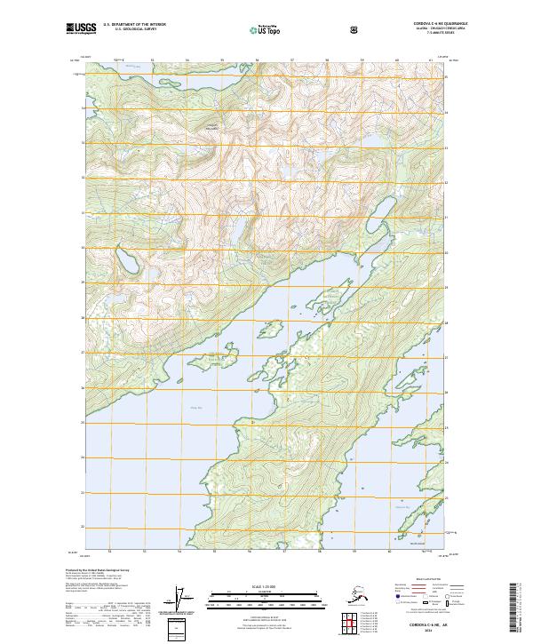 Cordova C-6 NE 2024 topographic map thumbnail