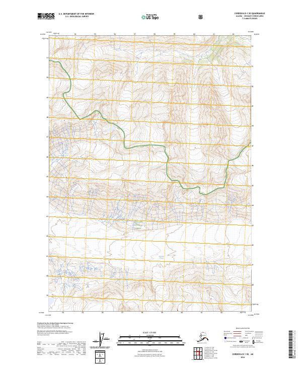 Cordova D-1 SE 2024 topographic map thumbnail