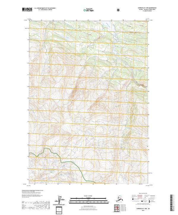 Cordova D-1 NW 2024 topographic map thumbnail
