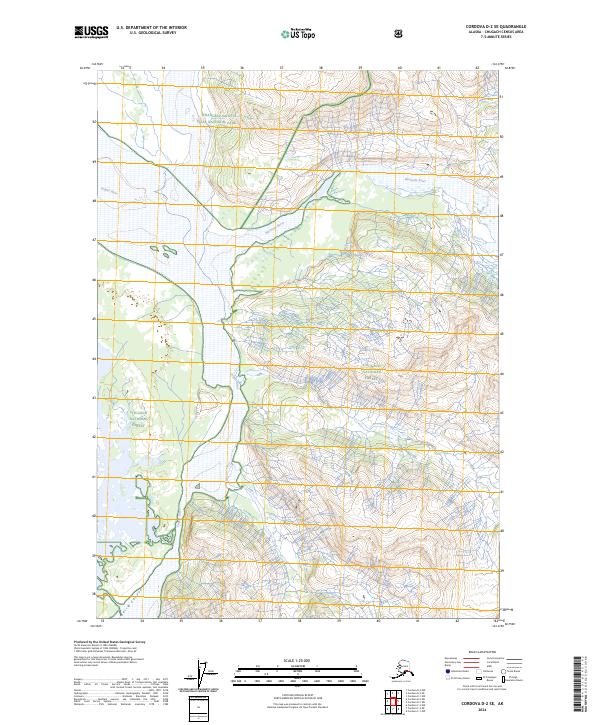 Cordova D-2 SE 2024 topographic map thumbnail