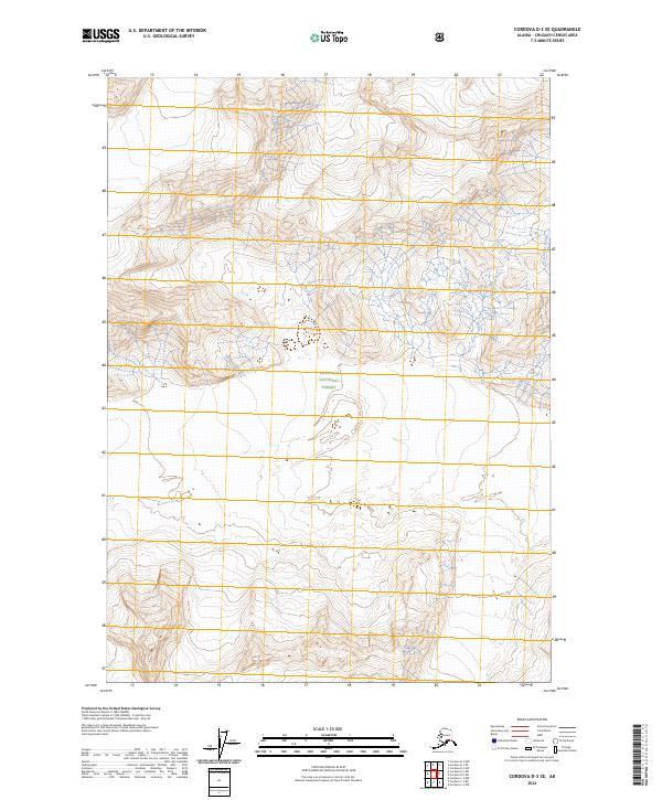 Cordova D-3 SE 2024 topographic map thumbnail