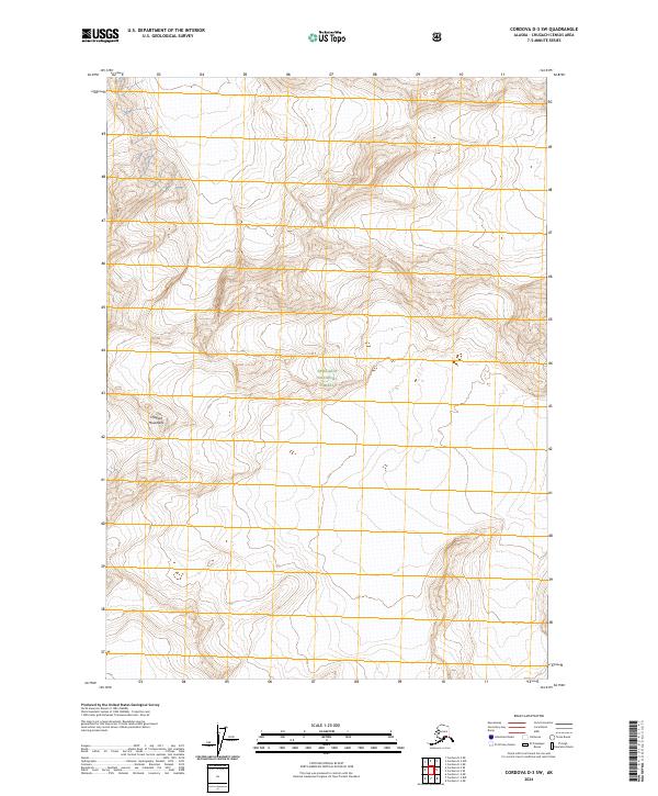 Cordova D-3 SW 2024 topographic map thumbnail